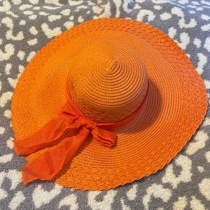 Orchid Love Orange Sun Hat